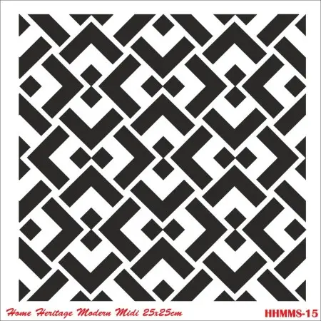 HHMMS15 Home Heritage Stencil 25x25cm