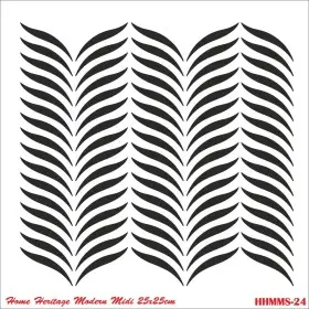 HHMMS24 Home Heritage Stencil 25x25cm