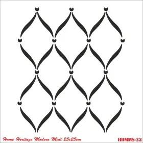 HHMMS32 Home Heritage Stencil 25x25cm