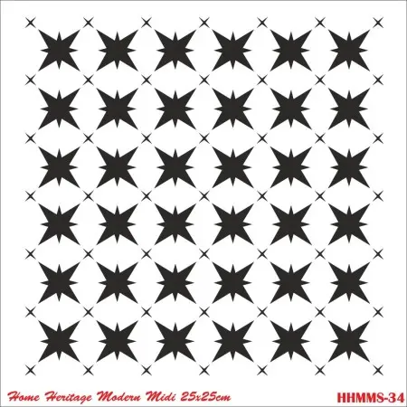 HHMMS34 Home Heritage Stencil 25x25cm