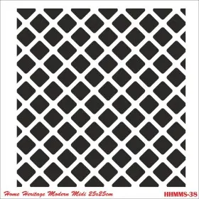HHMMS38 Home Heritage Stencil 25x25cm