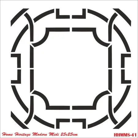 HHMMS41 Home Heritage Stencil 25x25cm