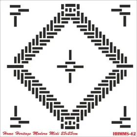 HHMMS42 Home Heritage Stencil 25x25cm