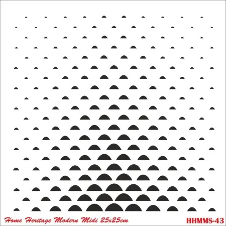 HHMMS43 Home Heritage Stencil 25x25cm