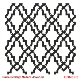 HHMS02 Home Heritage Stencil 45x45cm