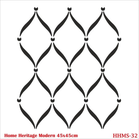 HHMS32 Home Heritage Stencil 45x45cm
