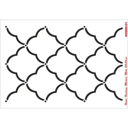 HHMMR01 Home Heritage Stencil 25x35cm