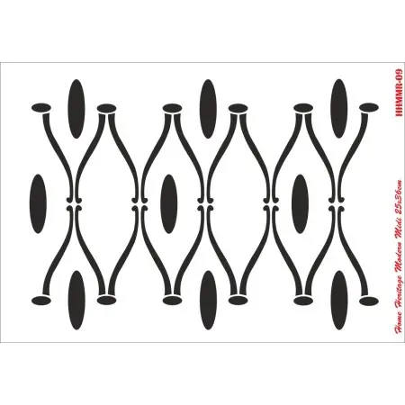 HHMMR09 Home Heritage Stencil 25x35cm