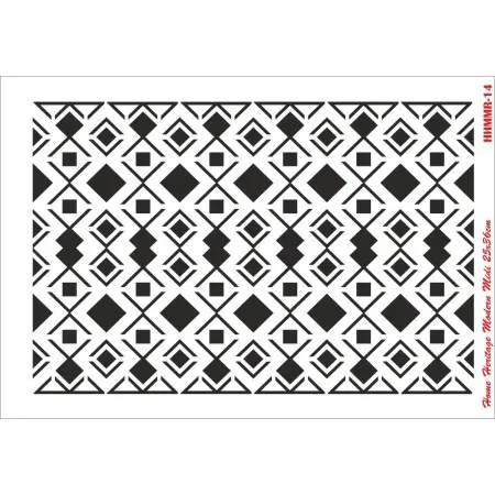 HHMMR14 Home Heritage Stencil 25x35cm