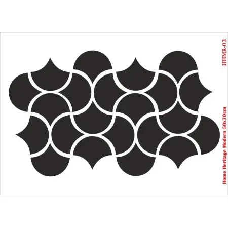 HHMR03 Home Heritage Stencil 50x70cm