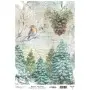 Model 888 New Year Cadence Rice Decoupage Paper 30x42cm