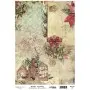 Model 898 New Year Cadence Rice Decoupage Paper 30x42cm