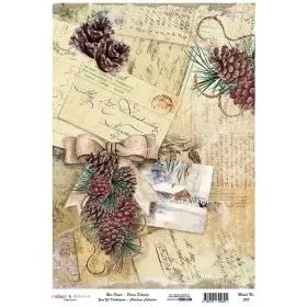 Model 897 Yılbaşı Cadence Pirinç Dekopaj Kağıdı 30x42cm