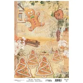 Model 900 Yılbaşı Cadence Pirinç Dekopaj Kağıdı 30x42cm