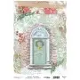 Model 907 New Year Cadence Rice Decoupage Paper 30x42cm