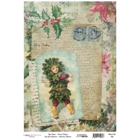 Model 913 Yılbaşı Cadence Pirinç Dekopaj Kağıdı 30x42cm