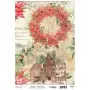 Model 915 New Year Cadence Rice Decoupage Paper 30x42cm