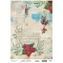 Model 921 New Year Cadence Rice Decoupage Paper 30x42cm