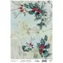 Model 926 New Year Cadence Rice Decoupage Paper 30x42cm