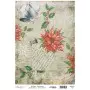 Model 925 New Year Cadence Rice Decoupage Paper 30x42cm