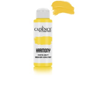 Har013 Sarı Akrilik Boya 120ML - Cadence Harmony Ekonomik Akrilik Boya