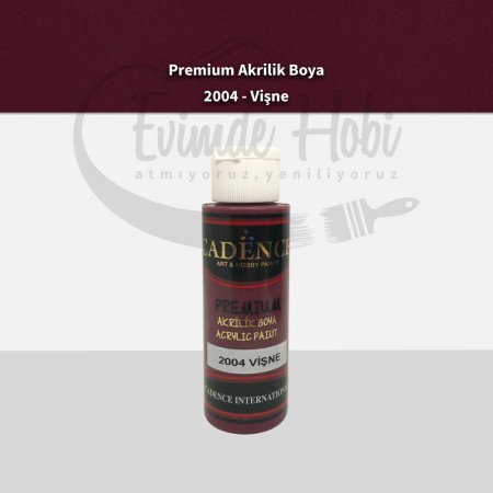 Premium Akrilik Boya 2004 Vişne 70ML