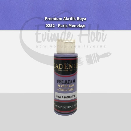 Premium Akrilik Boya 0252 Paris Menekşe 70ML