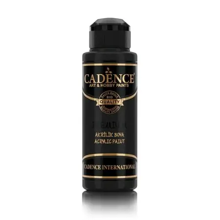 0002 Schwarz Premium Acyrlfarbe 120ML
