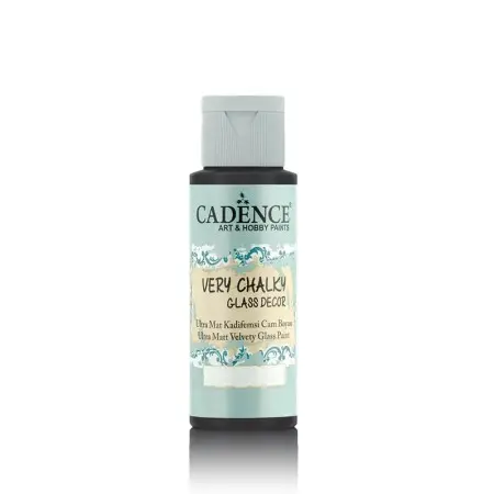 Cadence Very Chalky Glass Paint CG1367 Black 59ML