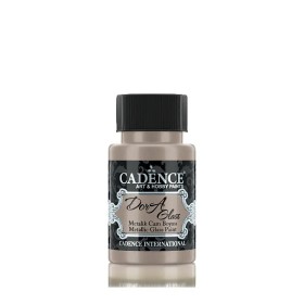 Cadence Dora Metalik Cam Boyası 3137 Platin 50ML