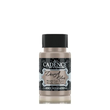 Cadence Dora Metalik Cam Boyası 3137 Platin 50ML