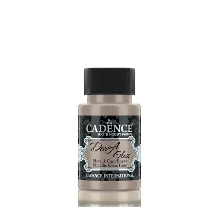 Cadence Dora Metallic Glass Paint 3137 Platinum 50ML