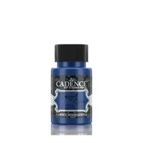 3154 Saxblau Dora Metallic Glasfarben 50ML