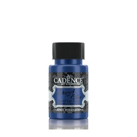 Cadence Dora Metalik Cam Boyası 3154 Saks Mavi 50ML