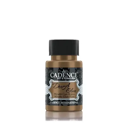 Cadence Dora Metallic Glass Paint 3171 Peridot Gold 50ML