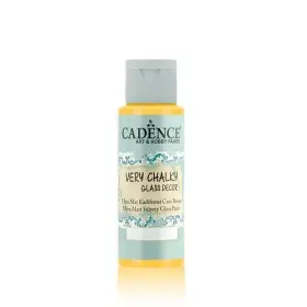 Cadence Very Chalky Glass Paint CG1338 Yellow 59ML