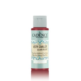 CG1357 Rot Koralle Glasfarben Kreidig 59ML