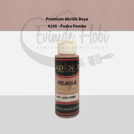 Premium Akrilik Boya 4100 Pudra Pembe 70ML