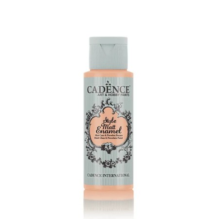 Cadence Enamel Matt Glass Porcelain Paint 339 Light Coral 59ML
