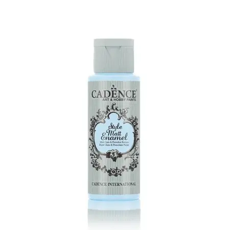 Cadence Enamel Matt Glass Porcelain Paint 352 Baby Blue 59ML