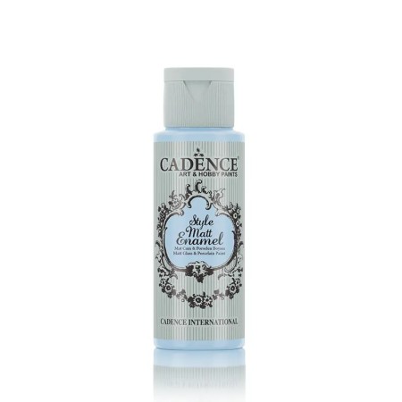 Cadence Enamel Mat Cam Porselen Boyası 353 Toz Mavi 59ML