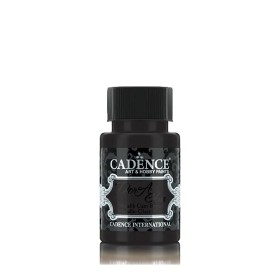 Cadence Dora Metalik Cam Boyası 3131 Siyah 50ML