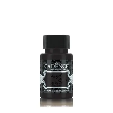 Cadence Dora Metallic Glass Paint 3131 Black 50ML