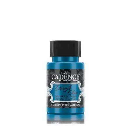 Cadence Dora Metallic Glass Paint 3134 Dora Blue 50ML