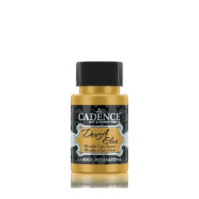 Cadence Dora Metalik Cam Boyası 3136 Rich Gold 50ML