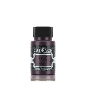 Cadence Dora Metalik Cam Boyası 3139 Koyu Orkide 50ML