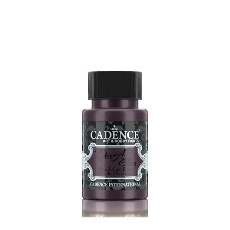 Cadence Dora Metalik Cam Boyası 3139 Koyu Orkide 50ML