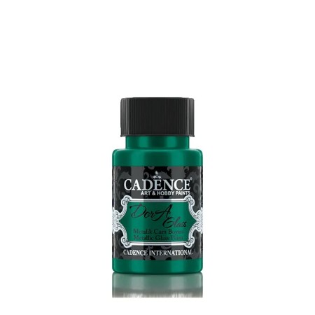 Cadence Dora Metallic Glass Paint 3141 Emerald Green 50ML