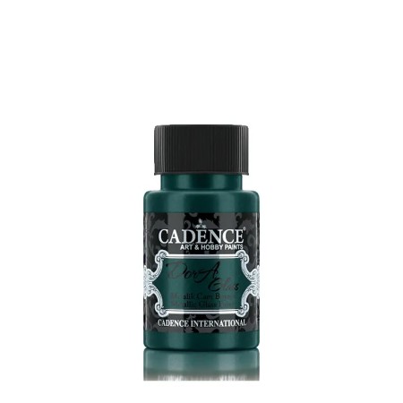Cadence Dora Metalik Cam Boyası 3142 Koyu Turkuaz 50ML