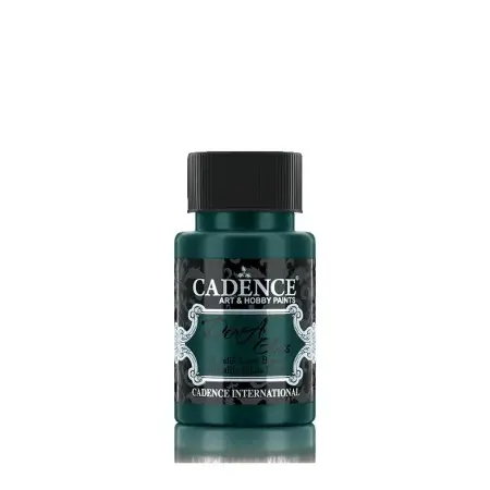 Cadence Dora Metallic Glass Paint 3142 Dark Turquoise 50ML